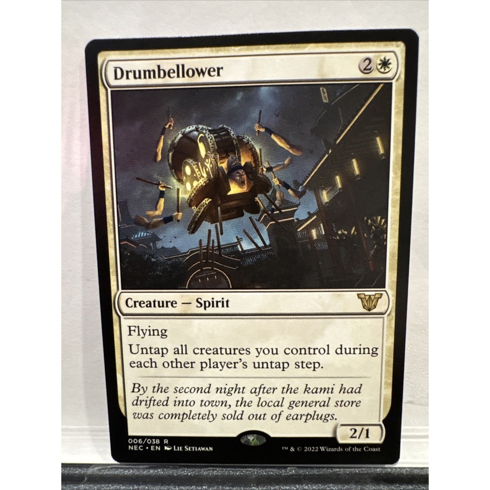 Drumbellower Commander Kamigawa Neon Dynasty MTG NM Magic Card 006/038 Rare